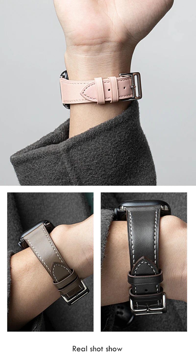 Leather Watch Straps for Apple Watch